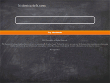 Tablet Screenshot of historicariels.com